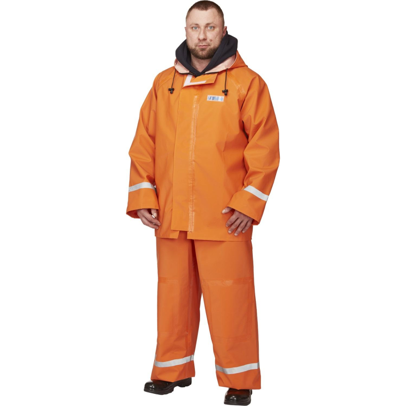 Костюм влагозащитный КПК Fisherman&#039;s WPL оранж 48-50/170-176 - фото 2