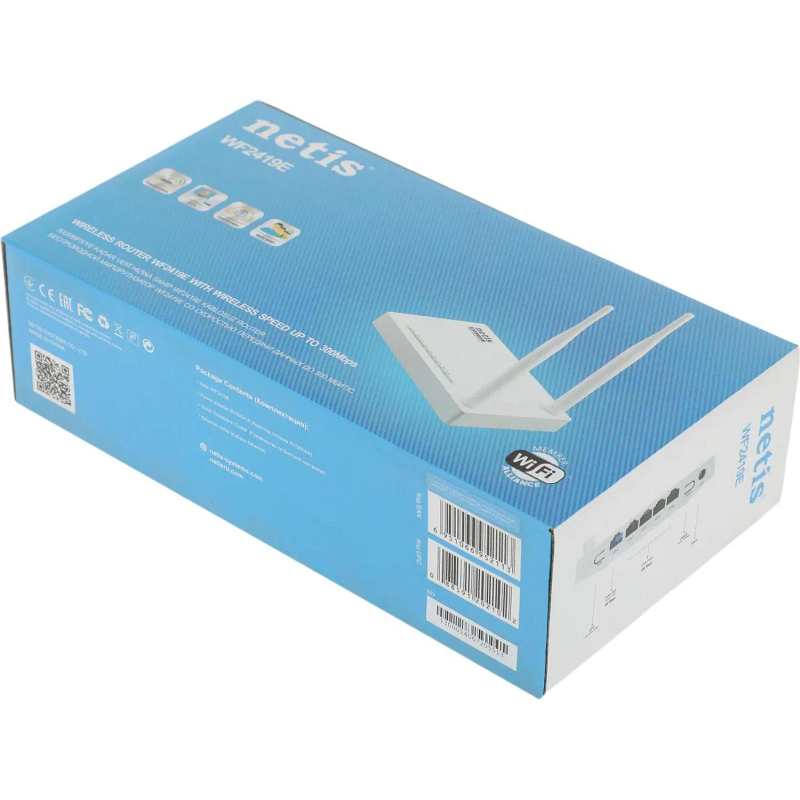 Маршрутизатор Netis WF2419E N300, до 300 Мбит/с, 802.11n, белый - фото 7