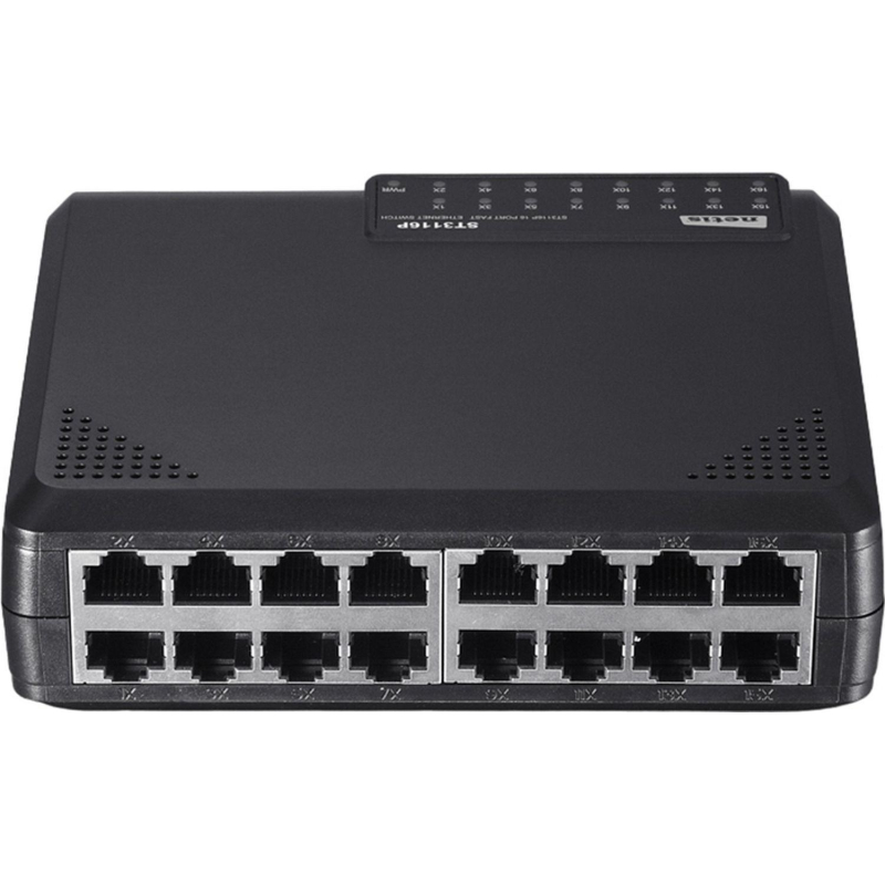 Коммутатор Netis ST3116P неуправляемый, 16-портовый, 100 Мбит/с - фото 1