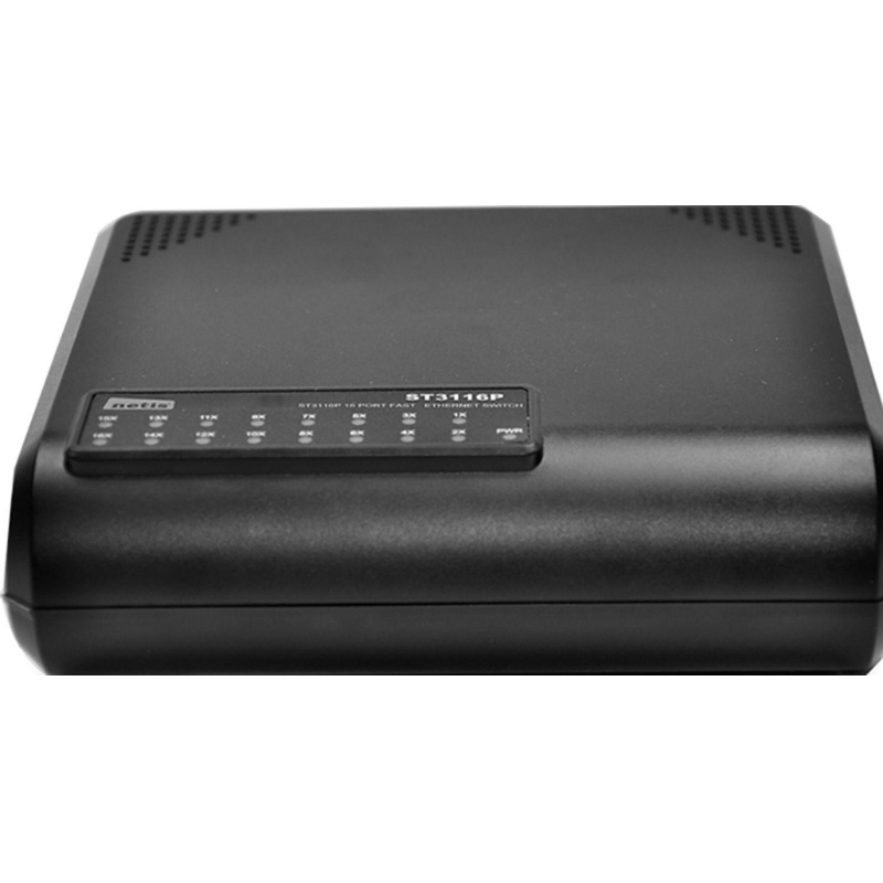Коммутатор Netis ST3116P неуправляемый, 16-портовый, 100 Мбит/с - фото 2