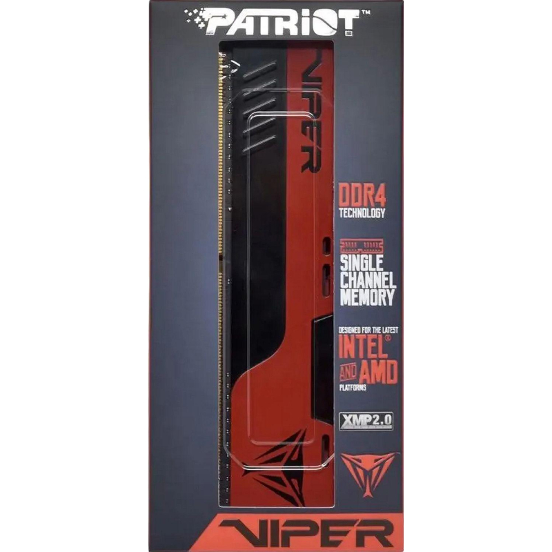 Модуль памяти Patriot Viper Elite II DDR4 8GB 2666Мгц CL16(PVE248G266C6) - фото 6