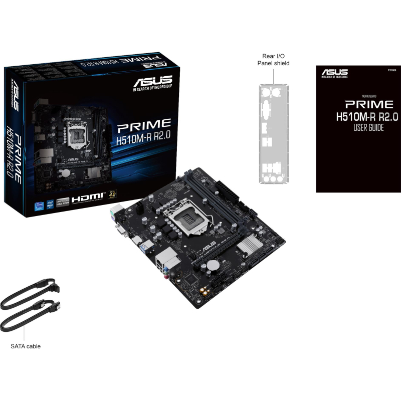 Материнская плата Asus PRIME H510M-R R2.0-SI s1200 Intel H470 2xDDR4 mATX - фото 6