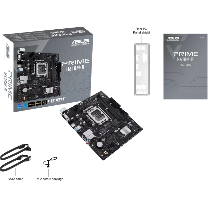 Материнская плата ASUS PRIME H610M-R-SI, s1700, Intel H610, 2xDDR5 mATX - фото 7