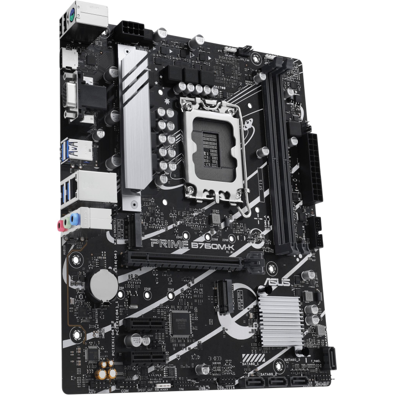Материнская плата ASUS PRIME B760M-K, s1700, Intel B760, 2xDDR5 mATX - фото 2