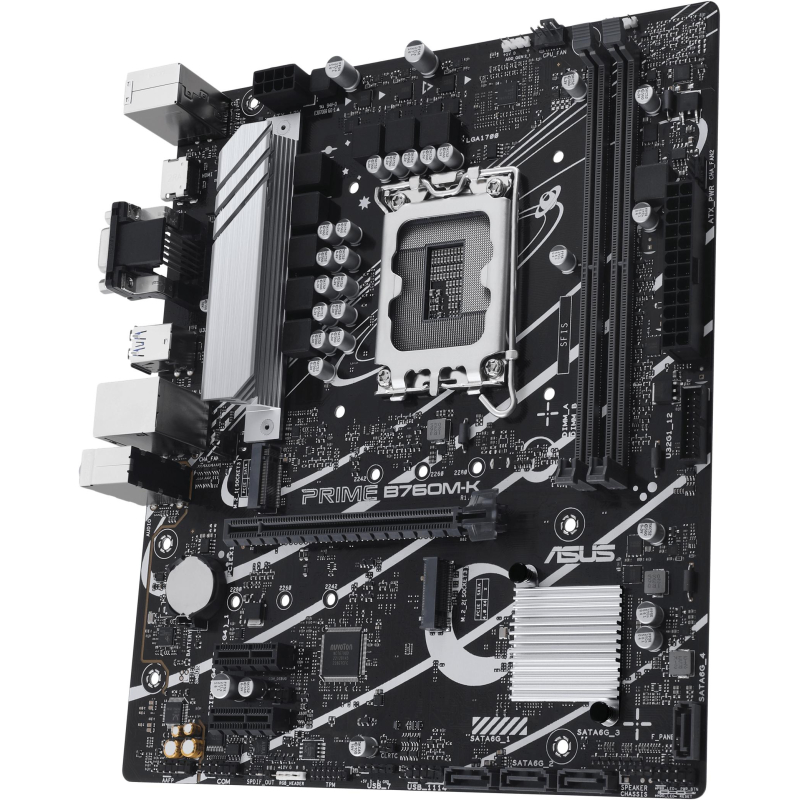 Материнская плата ASUS PRIME B760M-K, s1700, Intel B760, 2xDDR5 mATX - фото 3