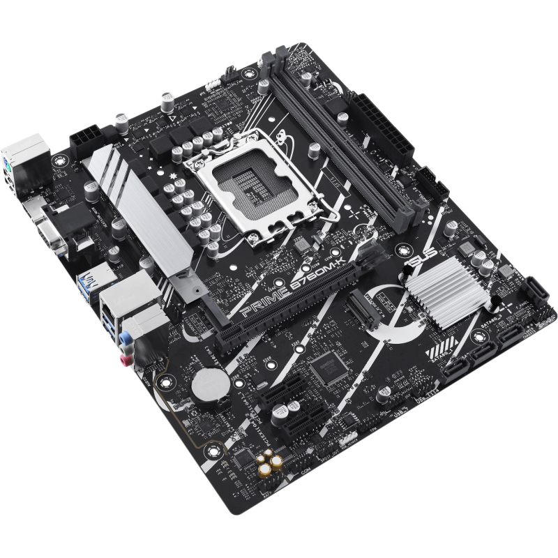 Материнская плата ASUS PRIME B760M-K, s1700, Intel B760, 2xDDR5 mATX - фото 4