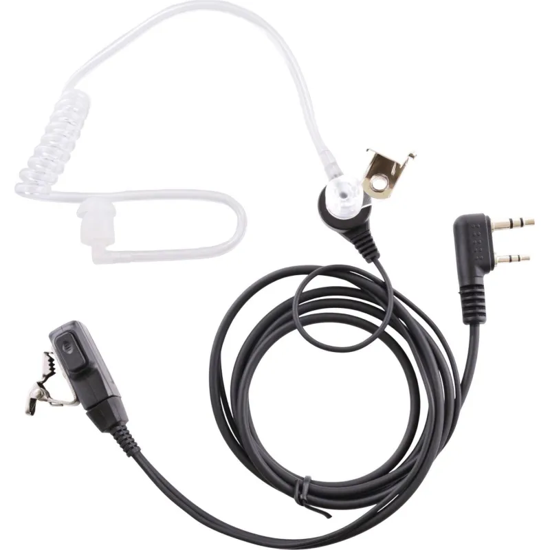 Гарнитура TurboSky TK-2,скрытого ношения с прозрачным звуководом, черный - фото 1