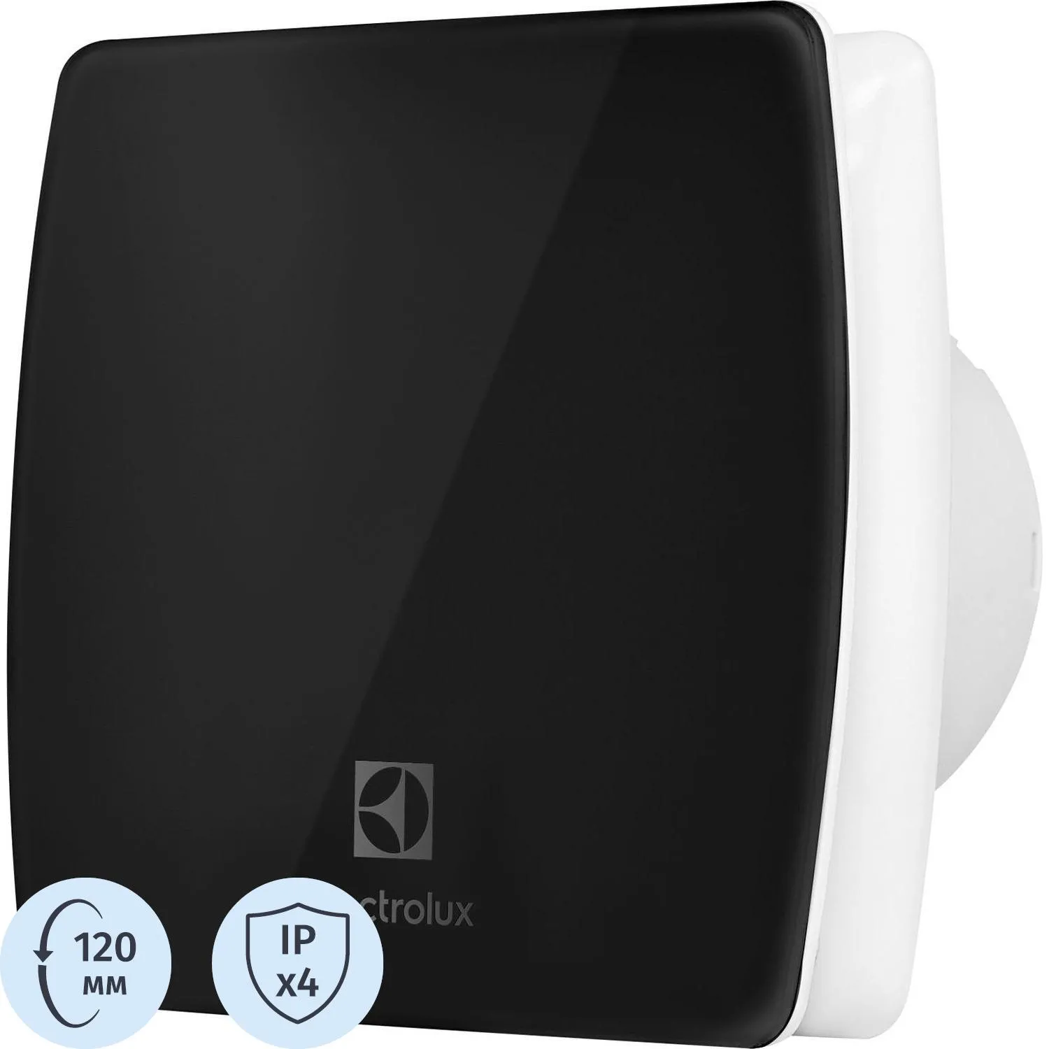 Вентилятор вытяжной Electrolux Glass EAFG-120 black - фото 1