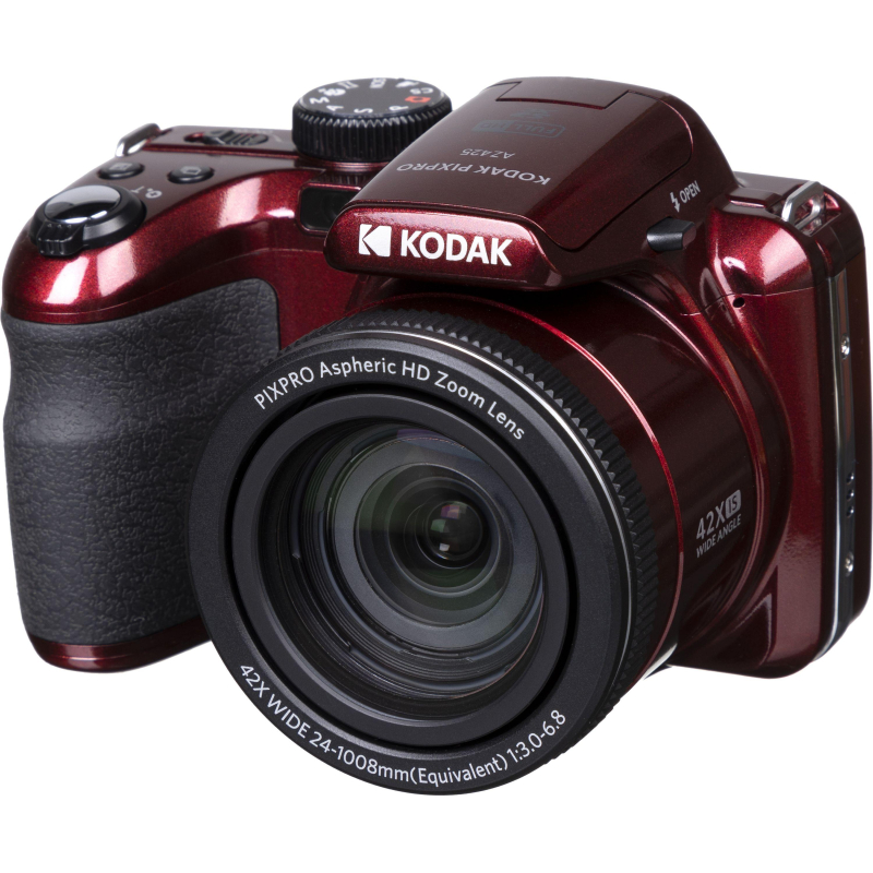 Фотоаппарат Kodak AZ425 Red, 42-х опт зум, 20Мп, стабилизатор, встр аккум - фото 1