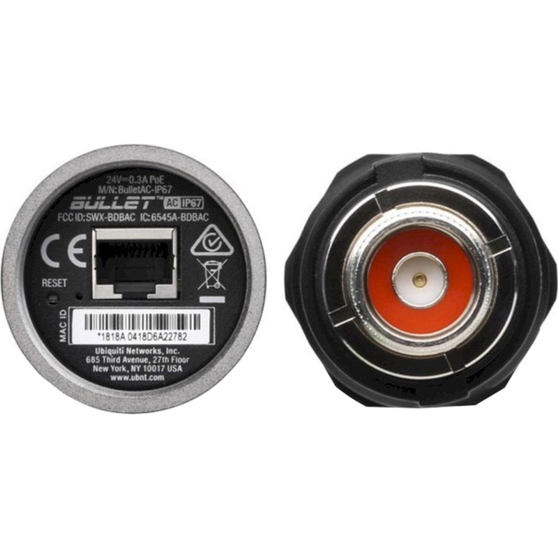 Точка доступа Ubiquiti Bullet AC IP67 2.4/5 ГГц, PoE-питание - фото 3