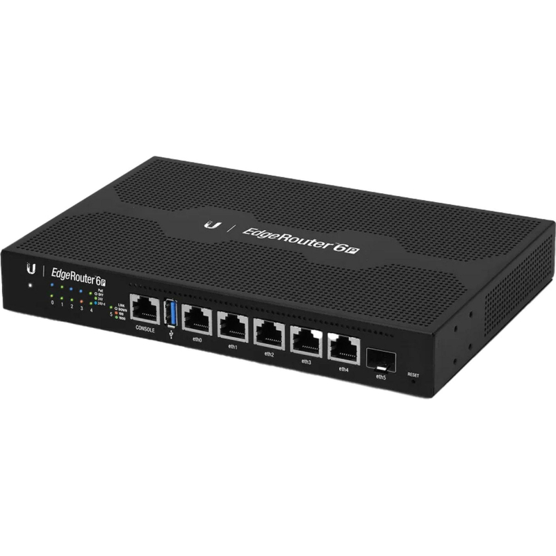 Маршрутизатор Ubiquiti 6P [ER-6P] Ubiquiti 4 ядра (1ГГц), 5х1G RJ45, 1х SFP - фото 1
