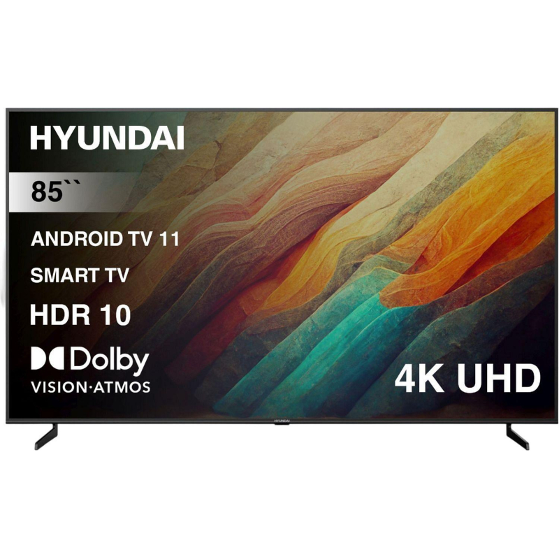 Телевизор Hyundai H-LED85BU7007, UHD, смарт (Android TV) - фото 1