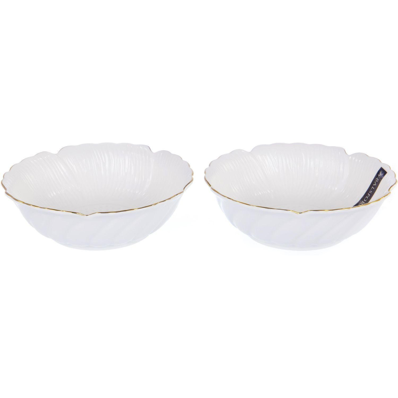 Набор салатников ГРАЦИЯ 2шт  d-160мм, NEW BONE CHINA, арт.101-01041 - фото 1