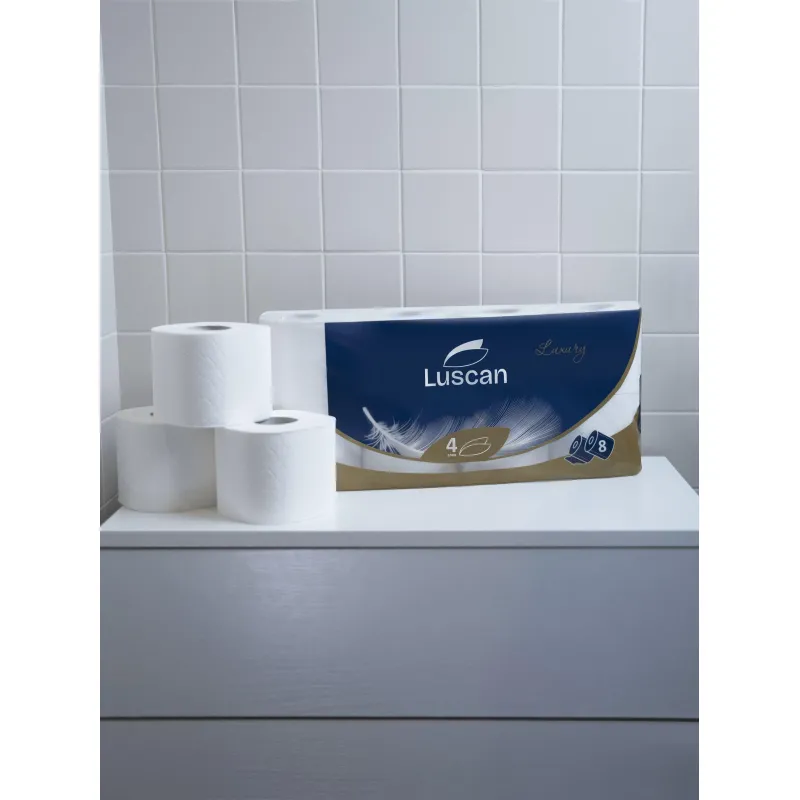 Бумага туалетная Luscan Luxury 4сл, 18м, 8рул/уп - фото 7