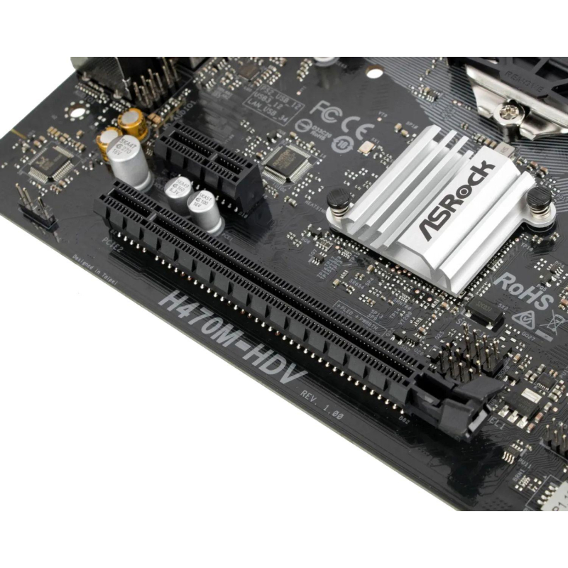 Материнская плата ASRock H470M-HDV, s1200, H470, 2xDDR4, mATX - фото 7