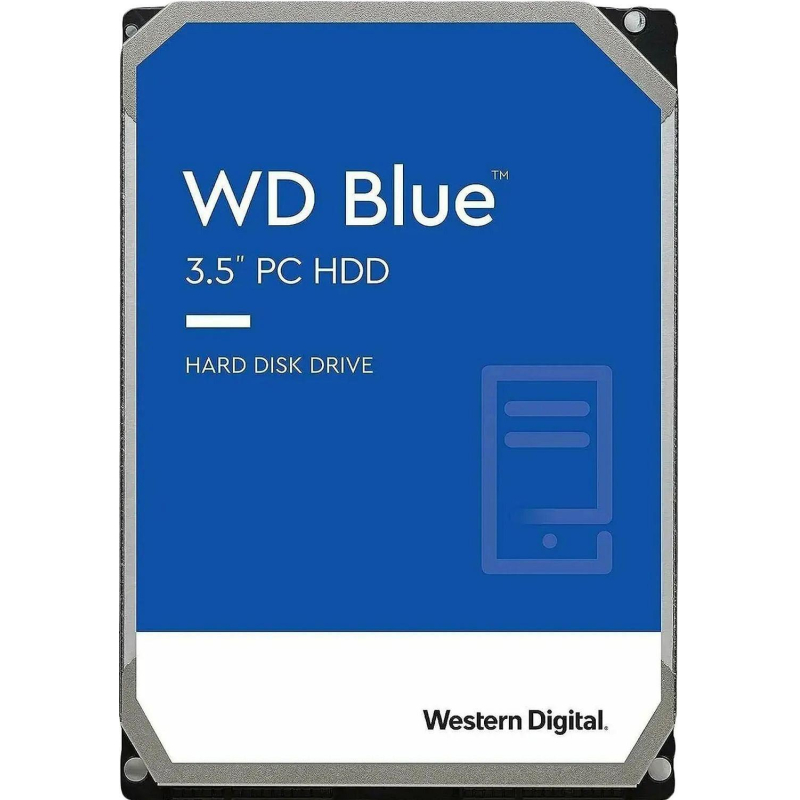 Жесткий диск Western Digital Blue 6TB, SATA, 5400rpm, 256MB(WD60EZAX) - фото 1
