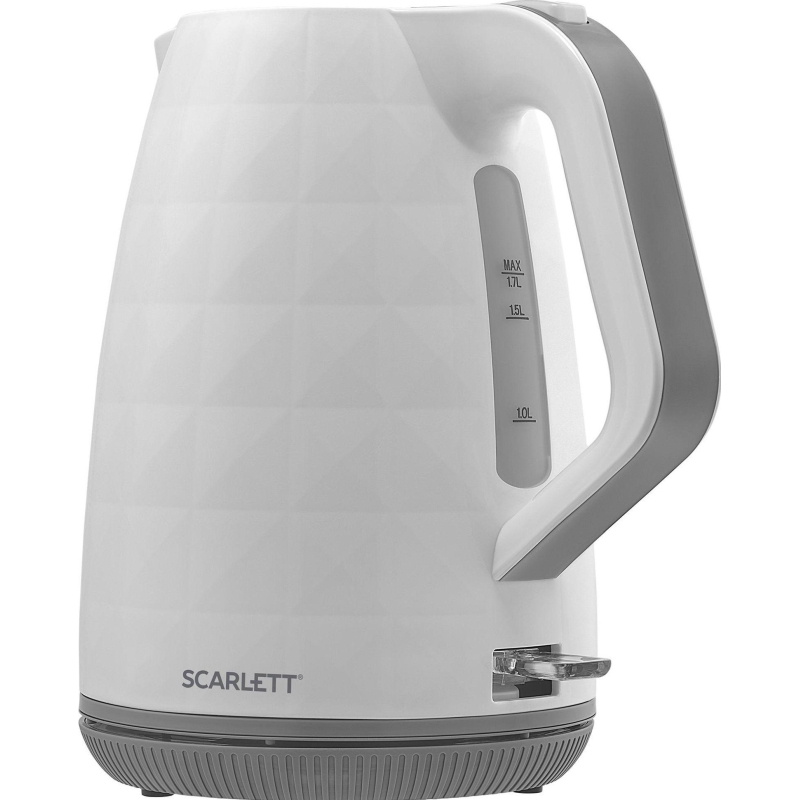 Чайник электрический SCARLETT SC-EK18P49, пластик, 2200Вт, 1.7л, белый - фото 3
