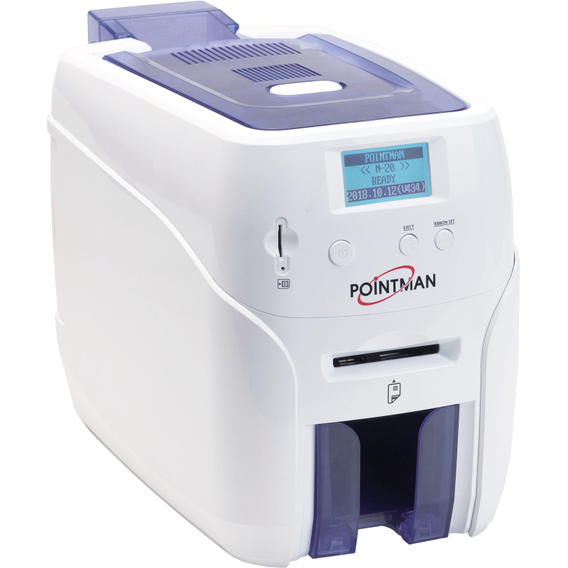 Принтер двухсторонний Pointman N20, подача1/100, прием-50карт, USB&Ethernet - фото 1