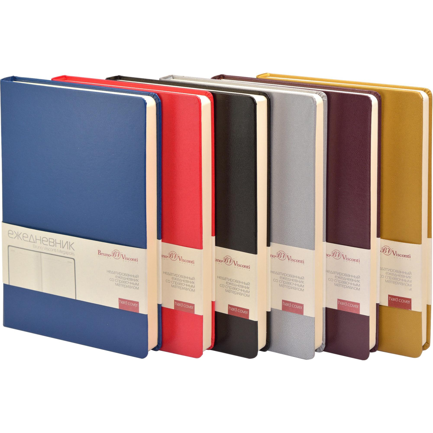 Ежедневник недатированный синий, MEGAPOLIS А5, 142х214мм,320стр.3-281/01 - фото 2