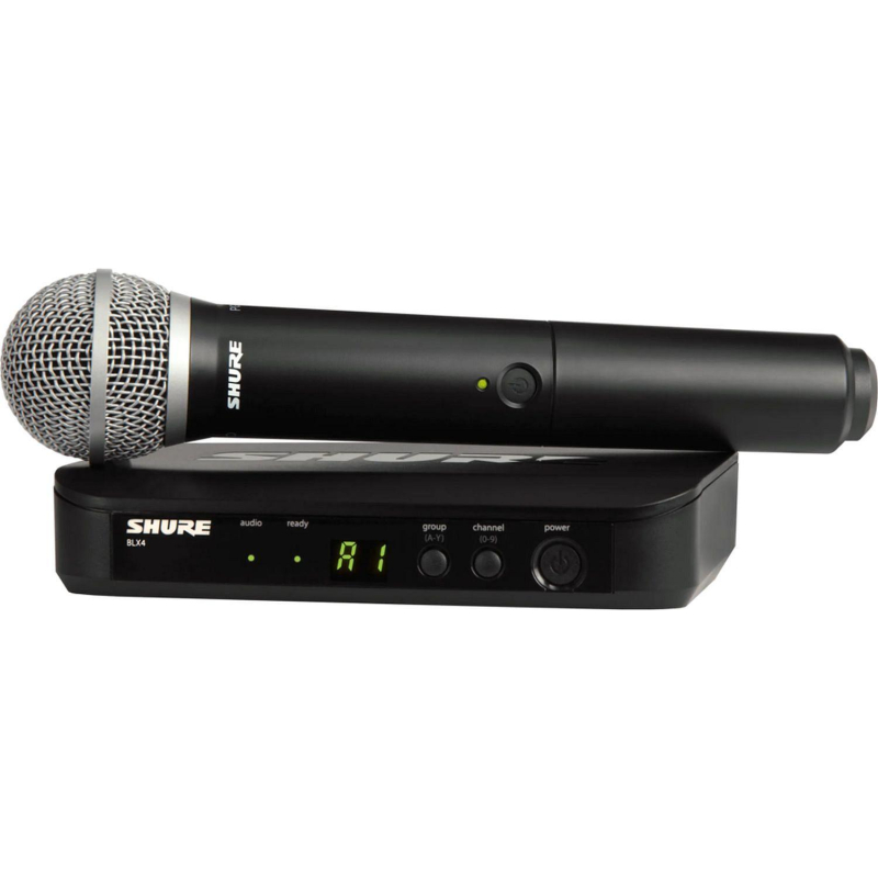 Радиосистема Shure BLX24E/ BLX24E/PG58-M17,одноканаль с ручным передатчиком - фото 1