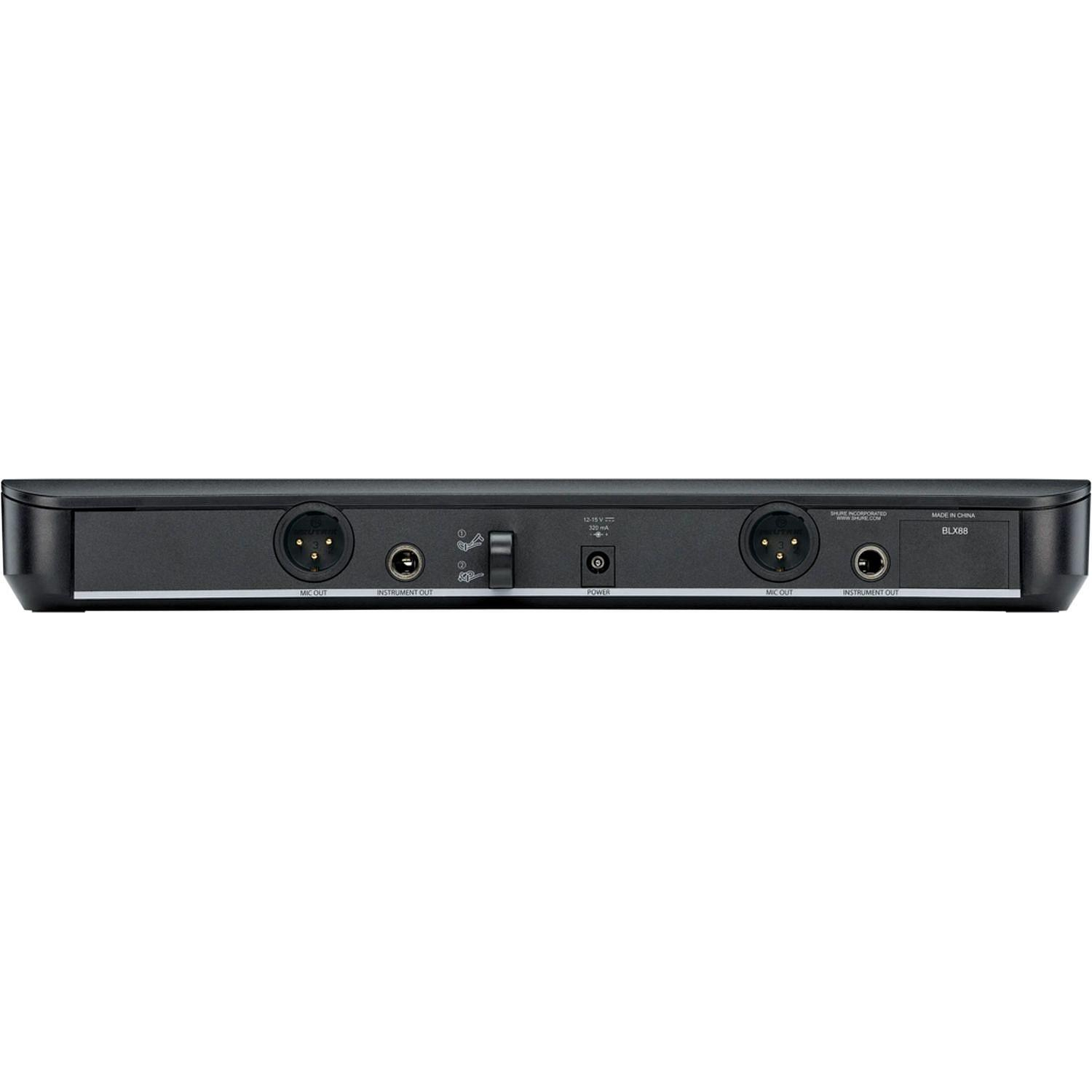 Радиосистема Shure BLX288E/B58-M17,2-х канальн, с двумя ручн передатчиками - фото 4
