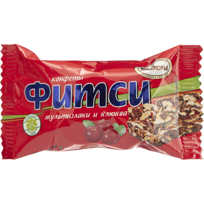 Конфеты Акконд Фитси мультизлаки и клюква, 1кг - фото 2