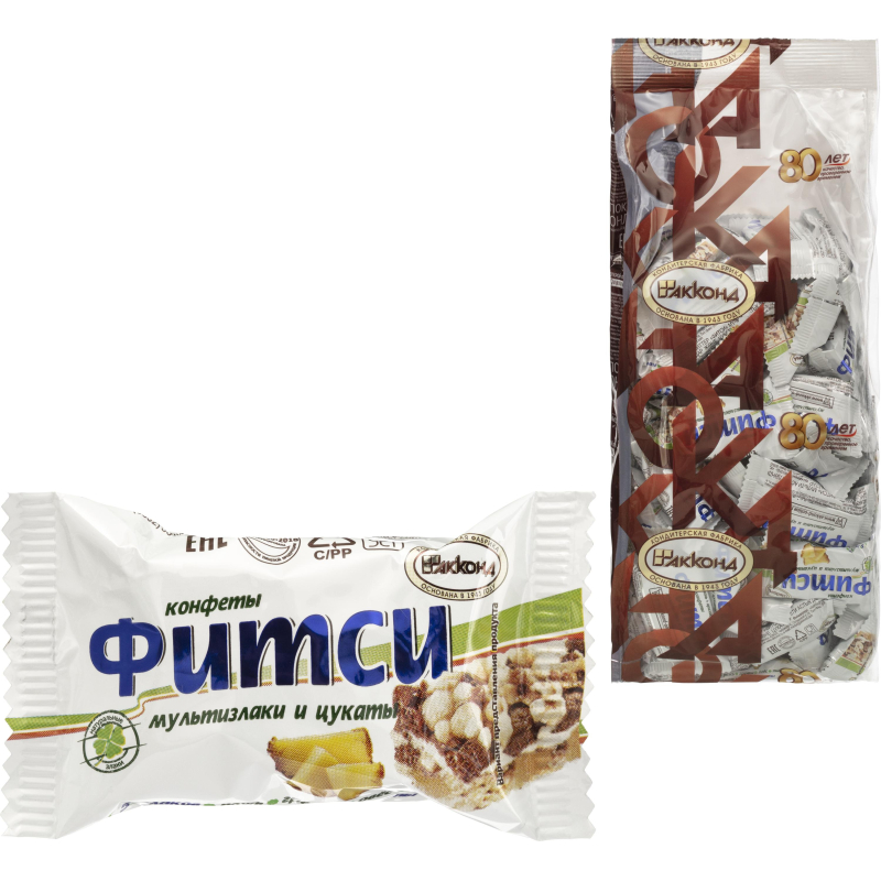 Конфеты Акконд Фитси мультизлаки и цукаты, 1кг - фото 1