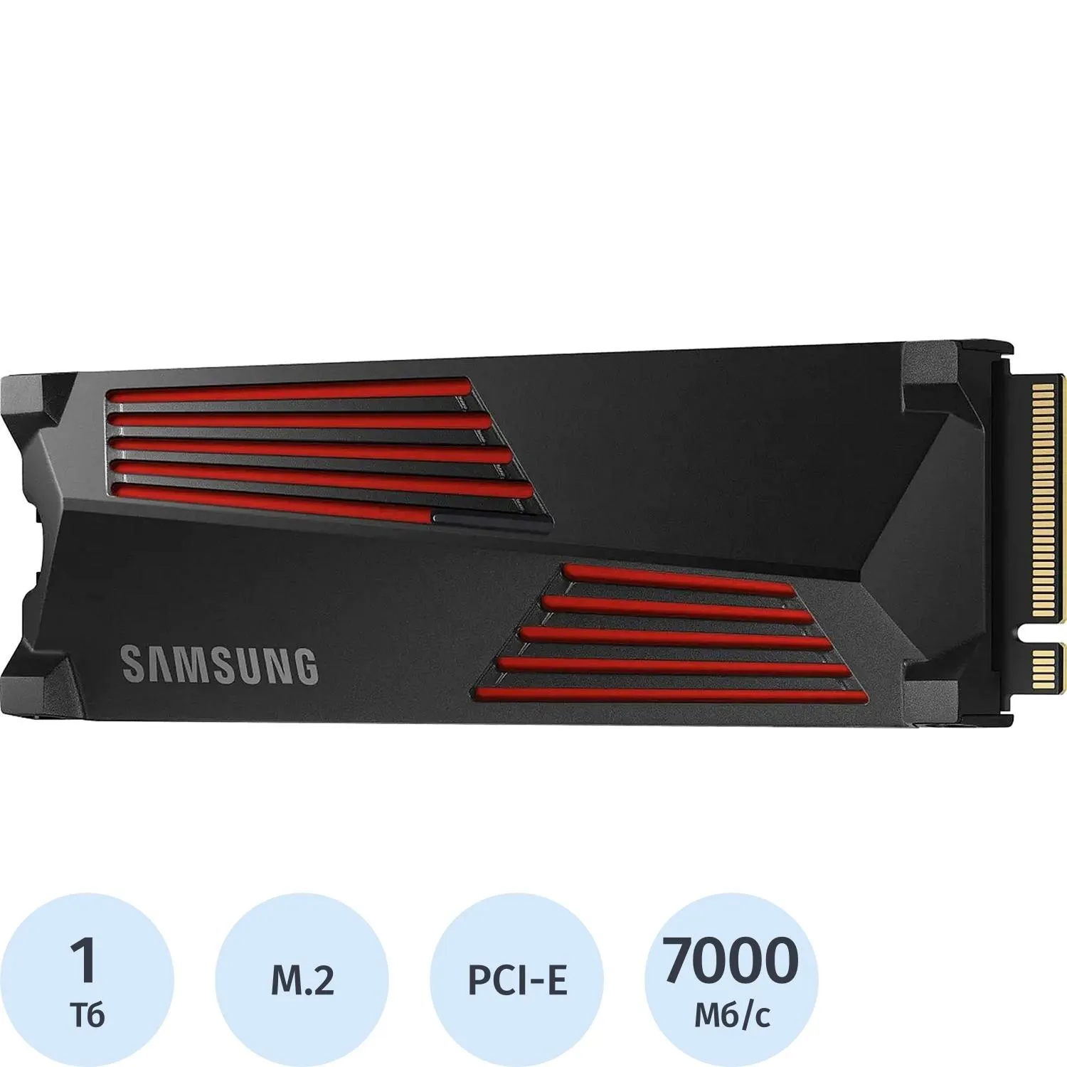 SSD накопитель Samsung SSD 990 PRO, 1Tb M.2PCIe 4.0 x4(MZ-V9P1T0CW) - фото 1