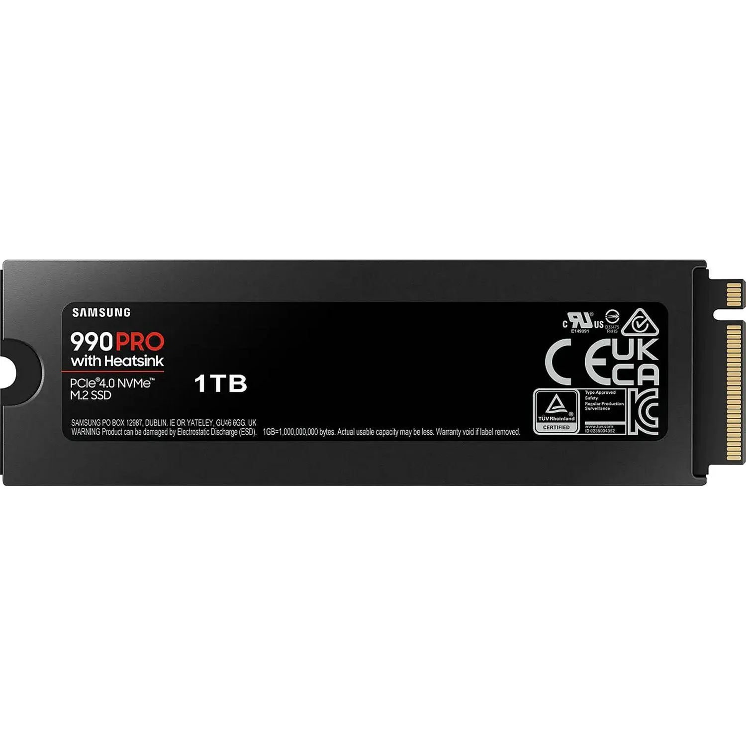 SSD накопитель Samsung SSD 990 PRO, 1Tb M.2PCIe 4.0 x4(MZ-V9P1T0CW) - фото 3