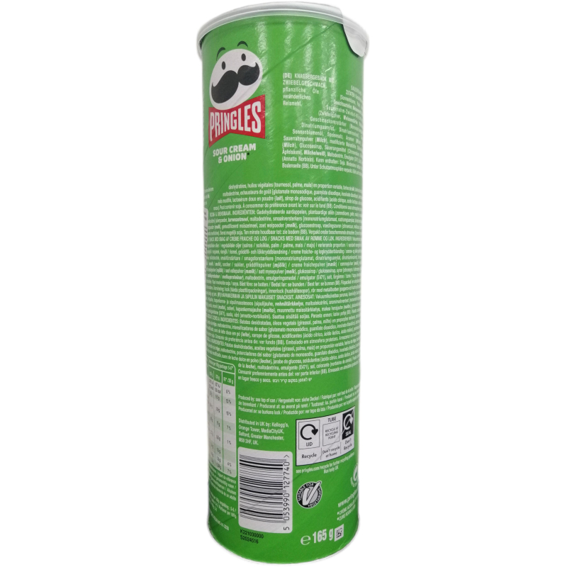 Чипсы Pringles картофельные сметана и лук, 165г - фото 4