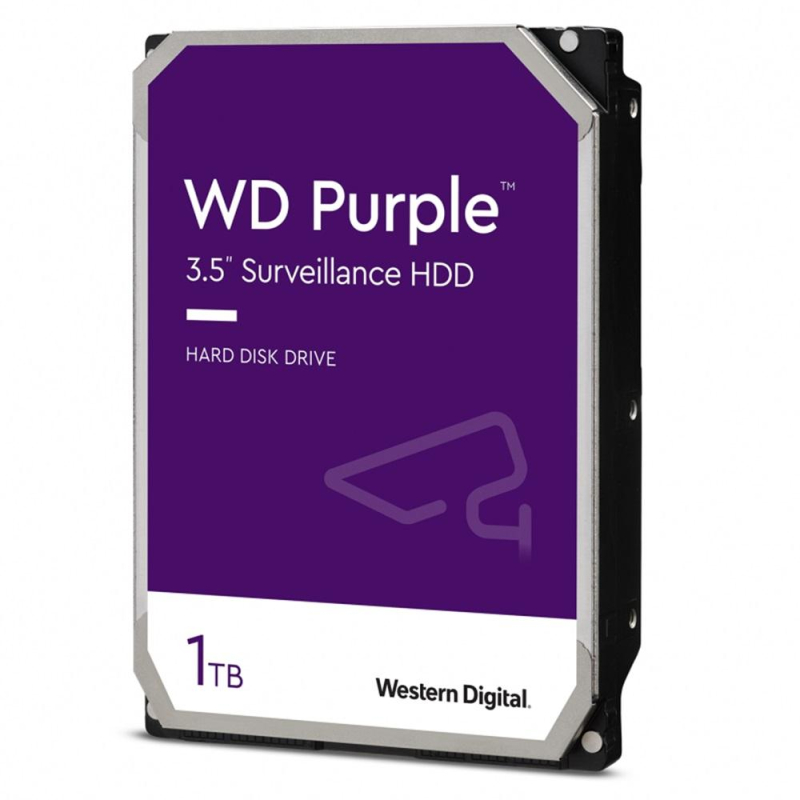 Жесткий диск Western Digital Purple 1Tb, SATA, 5400rpm, 64MB(WD11PURZ) - фото 1