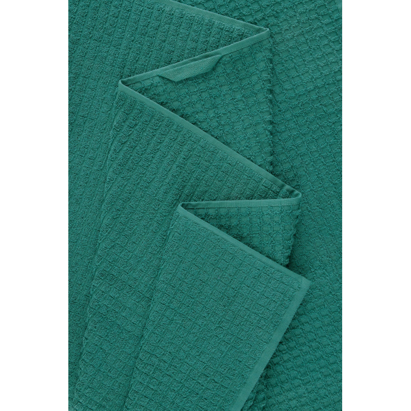 Полотенце TAC махровое DARBY 50х90 450 г/м2  DARK GREEN, темно-зеленый - фото 3