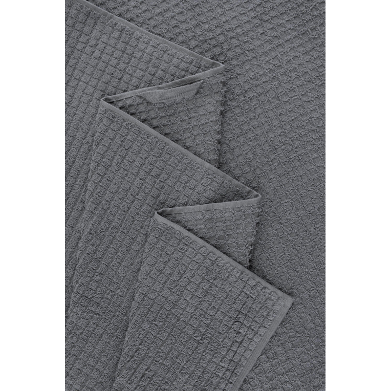 Полотенце TAC махровое DARBY 50х90 450 г/м2  DARK GREY, темно-серый - фото 3