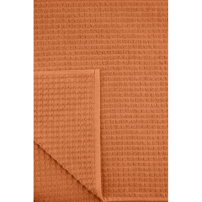 Полотенце TAC махровое DARBY 50х90 450 г/м2  TERRACOTA, терракотовый - фото 2