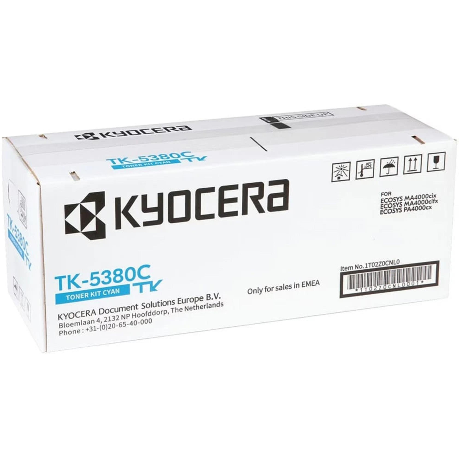 Картридж лазерный Kyocera TK-5380C 1T02Z0CNL0 голуб. PA4000cx/MA4000cix/MA4 - фото 1
