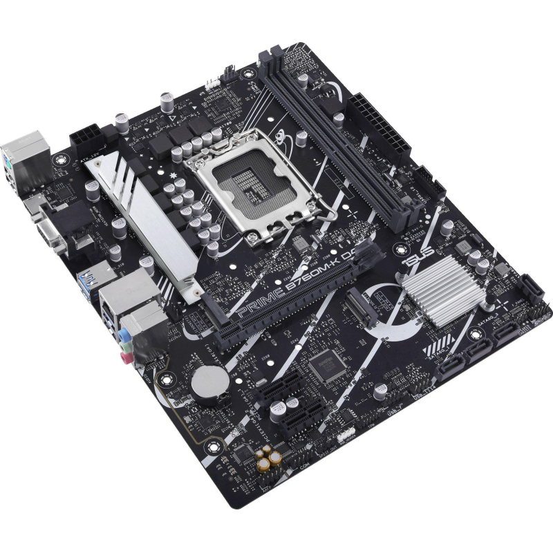 Материнская плата ASUS PRIME B760M-K D4,LGA1700,2xDDR4 - фото 4