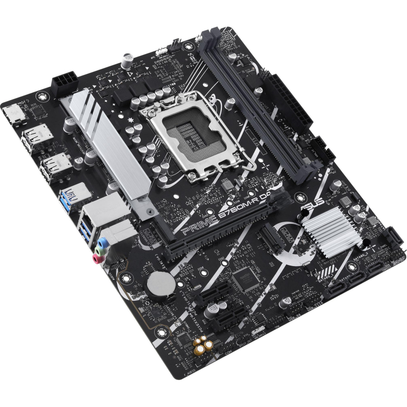 Материнская плата ASUS PRIME B760M-R D4, LGA1700,2xDDR4,(90MB1HA0-M0EAY0) - фото 5