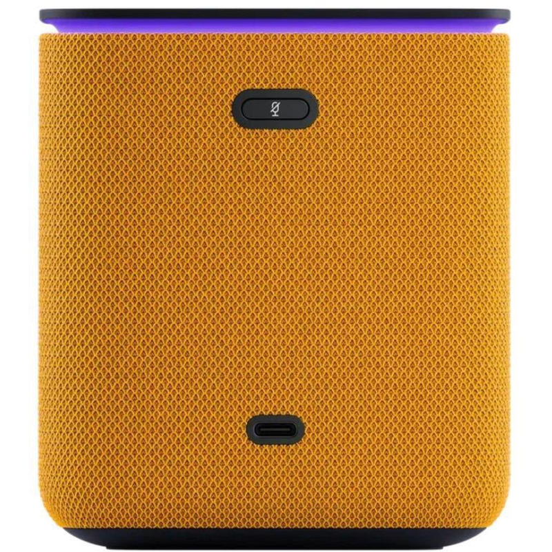 Умная колонка Яндекс Станция Миди с Алисой с Zigbee, оранж (YNDX-00054ORG) - фото 2