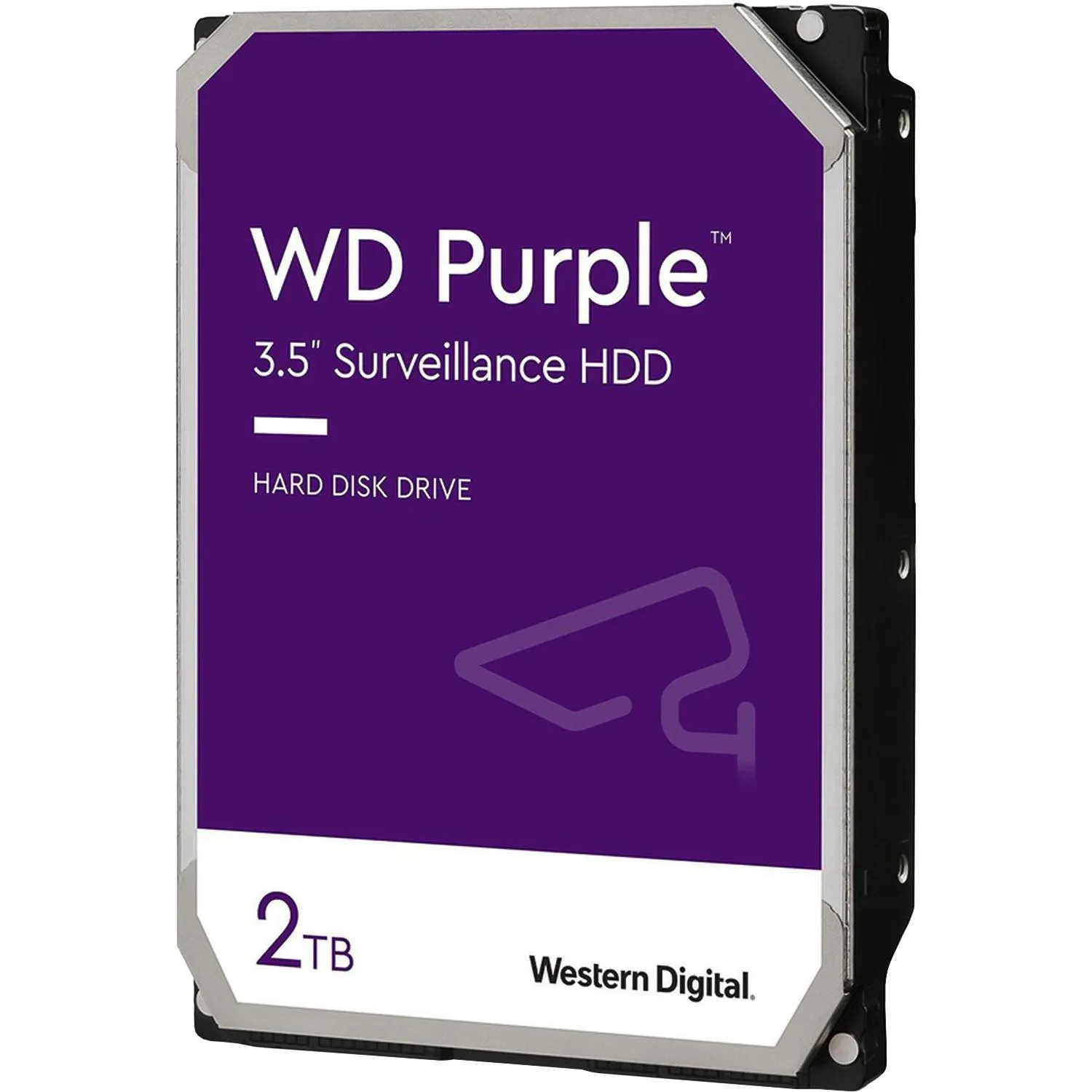 Жесткий диск Western Digital Purple 2TB, SATA, 5400rpm,64MB(WD23PURZ) - фото 1