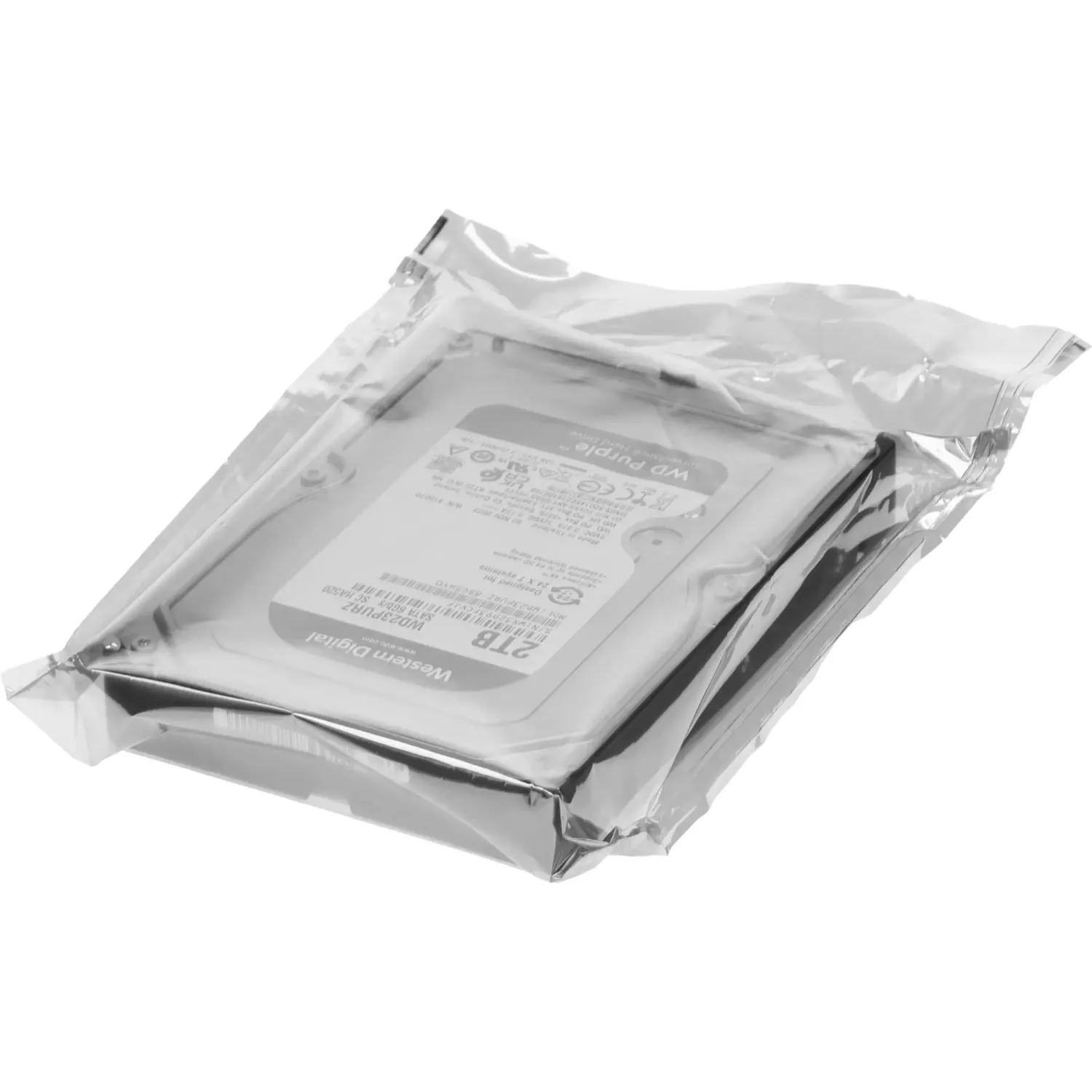 Жесткий диск Western Digital Purple 2TB, SATA, 5400rpm,64MB(WD23PURZ) - фото 5