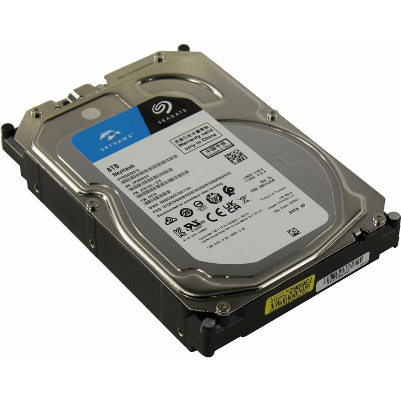 Жесткий диск Seagate SkyHawk 8TB, SATA, 7200rpm, 256MB(ST8000VX010) - фото 2