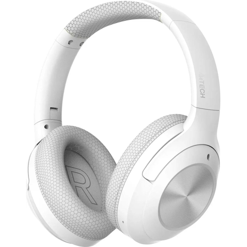 Наушники A4Tech Fstyler BH220, мониторные, bluetooth, белый (BH220 WHITE) - фото 1