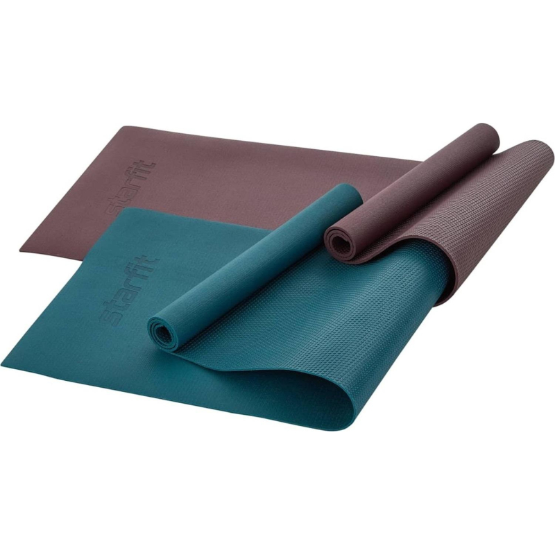 Коврик для йоги плотн STARFIT FM-103 PVC HD,0,6см,183x61,шокол,ЦБ-00001473 - фото 4