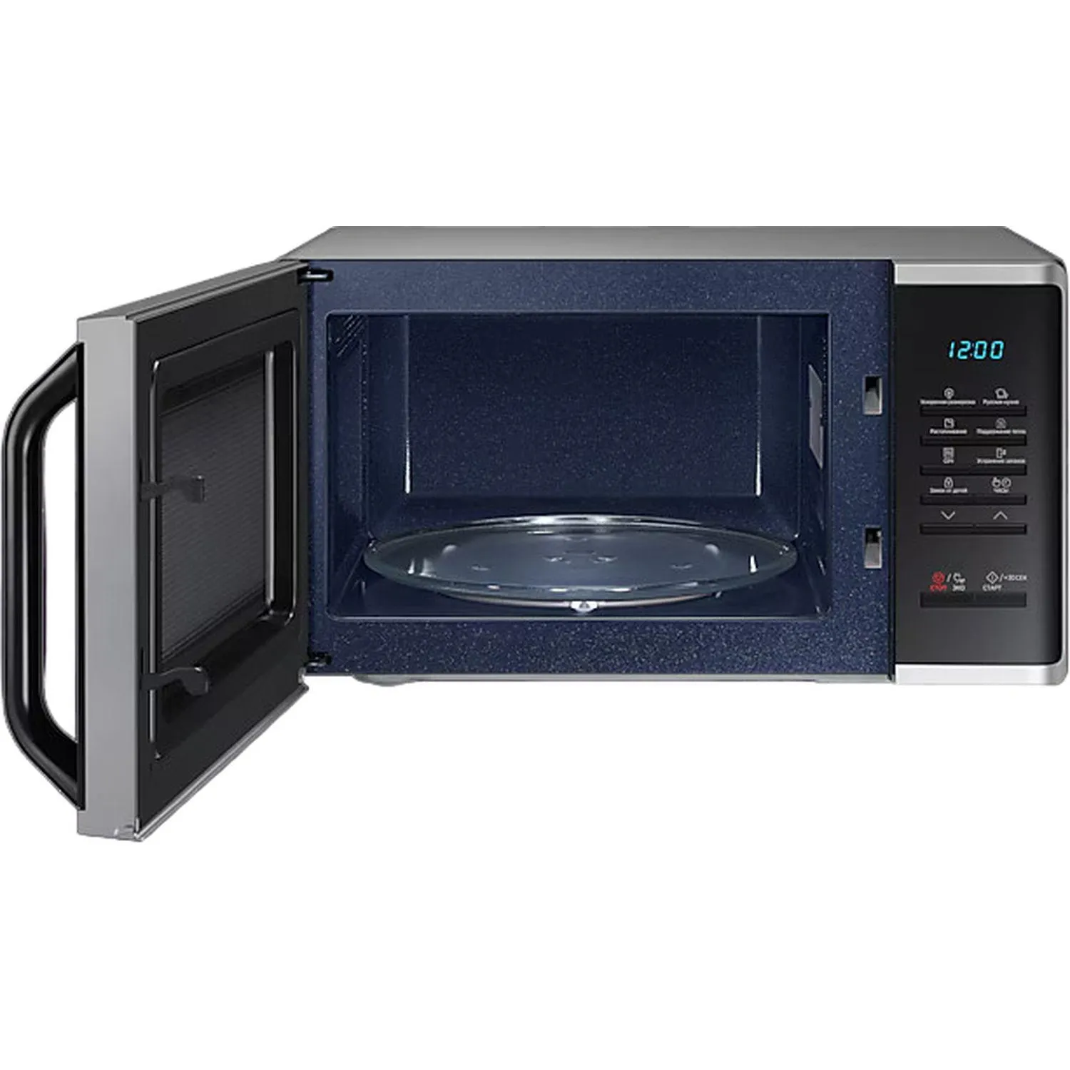 Микроволновая печь Samsung (MS23K3513AS/BW) 23л. 800Вт нержавеющая сталь - фото 4