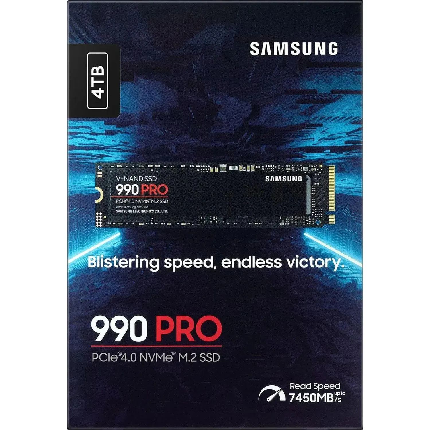 SSD накопитель Samsung 990 PRO(MZ-V9P4T0BW)4Tb M.2 PCI-E NVMe 2.0 Gen 4.0x4 - фото 5