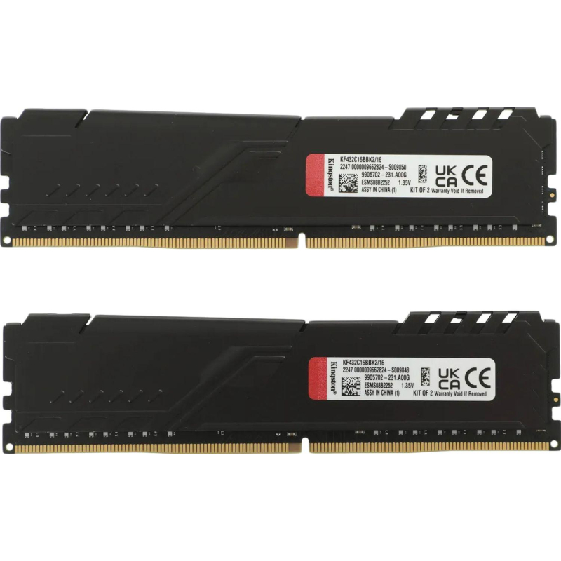 Модуль памяти Kingston DDR4 16GB 3200MHz PC4-25600 CL16(KF432C16BB2A/16) - фото 3