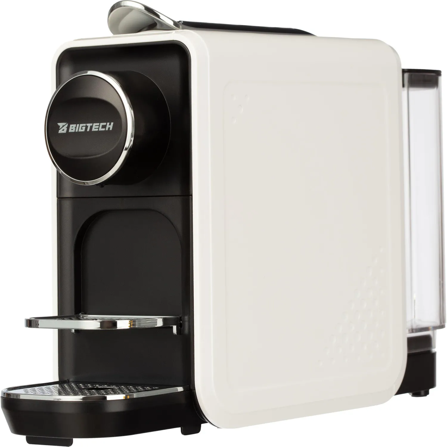 Кофемашина капсульная BigTech EСM302W, 0,7литра, 1400 Вт, белая - фото 1