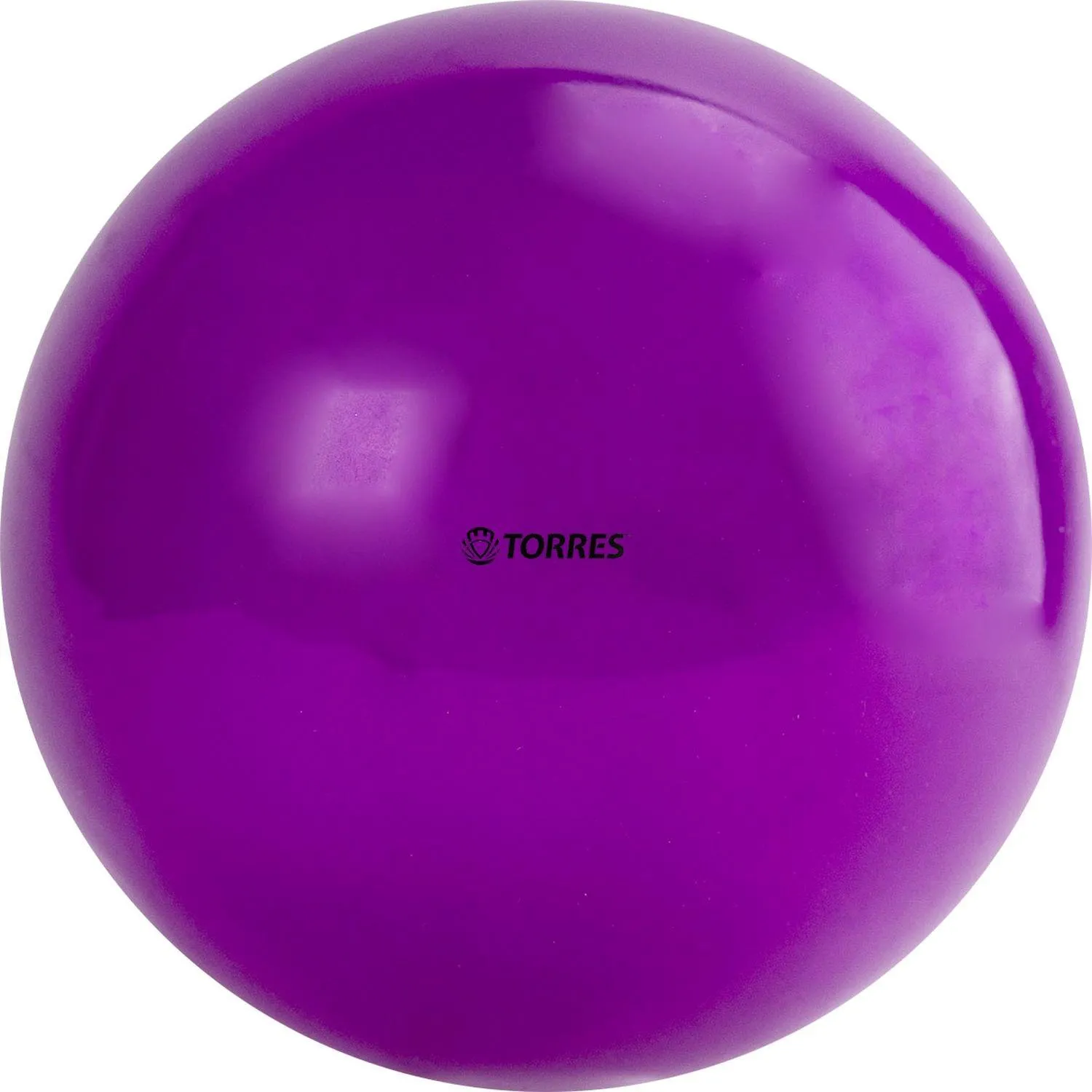 Мяч для художественной гимнастики однотонный TORRES, AG-15-05 ПВХ, фиол - фото 1