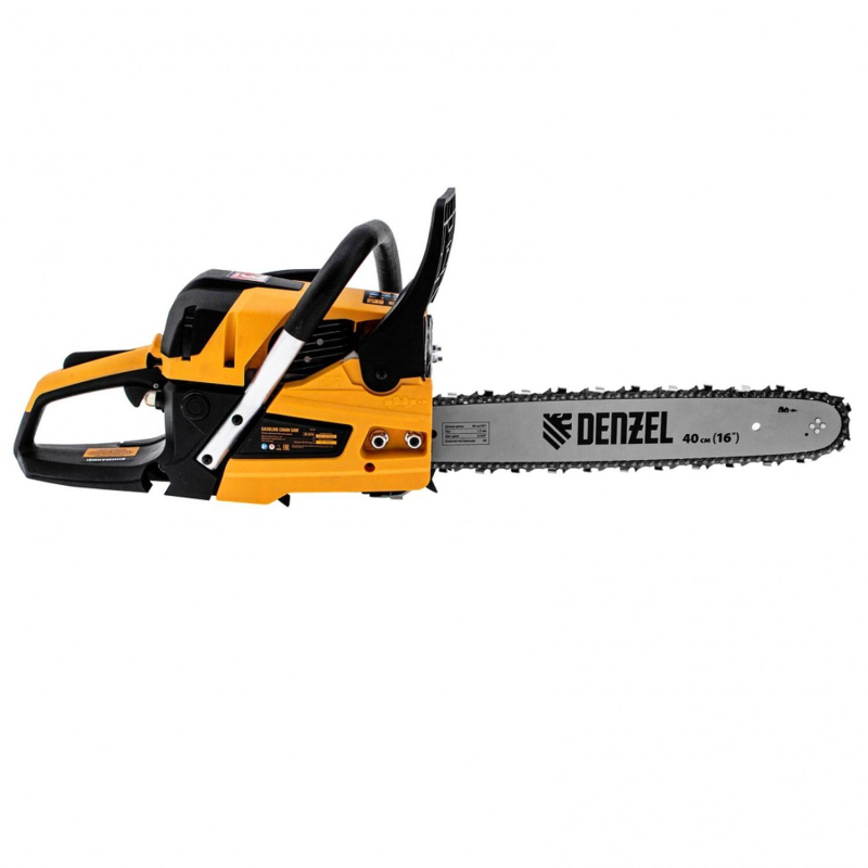 Пила цепная бензиновая DENZEL DS-4516 шина 40 см 45 см3(95236) - фото 1