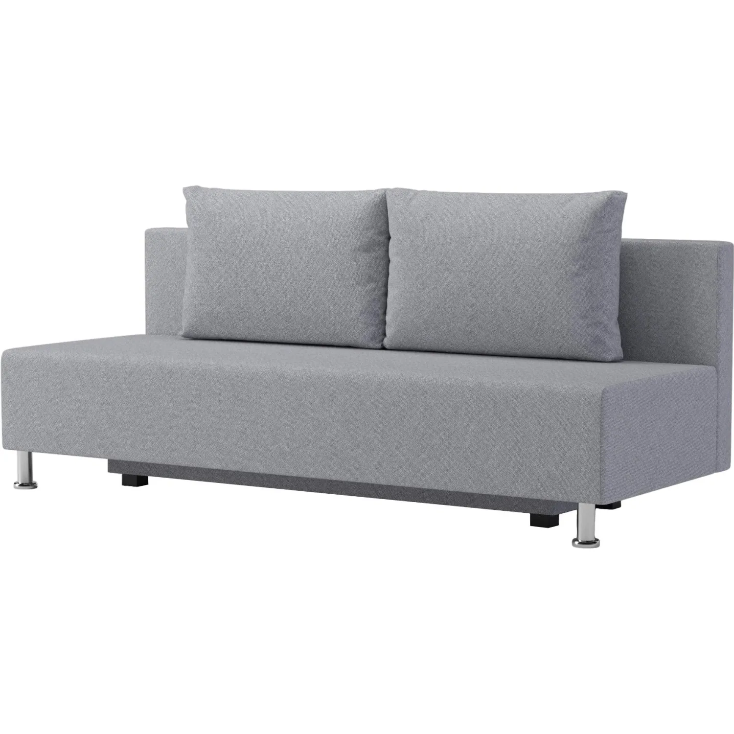 Диван - кровать SAL_0MX_МАРЛО рогожка Лагуна Светло-серый - фото 1